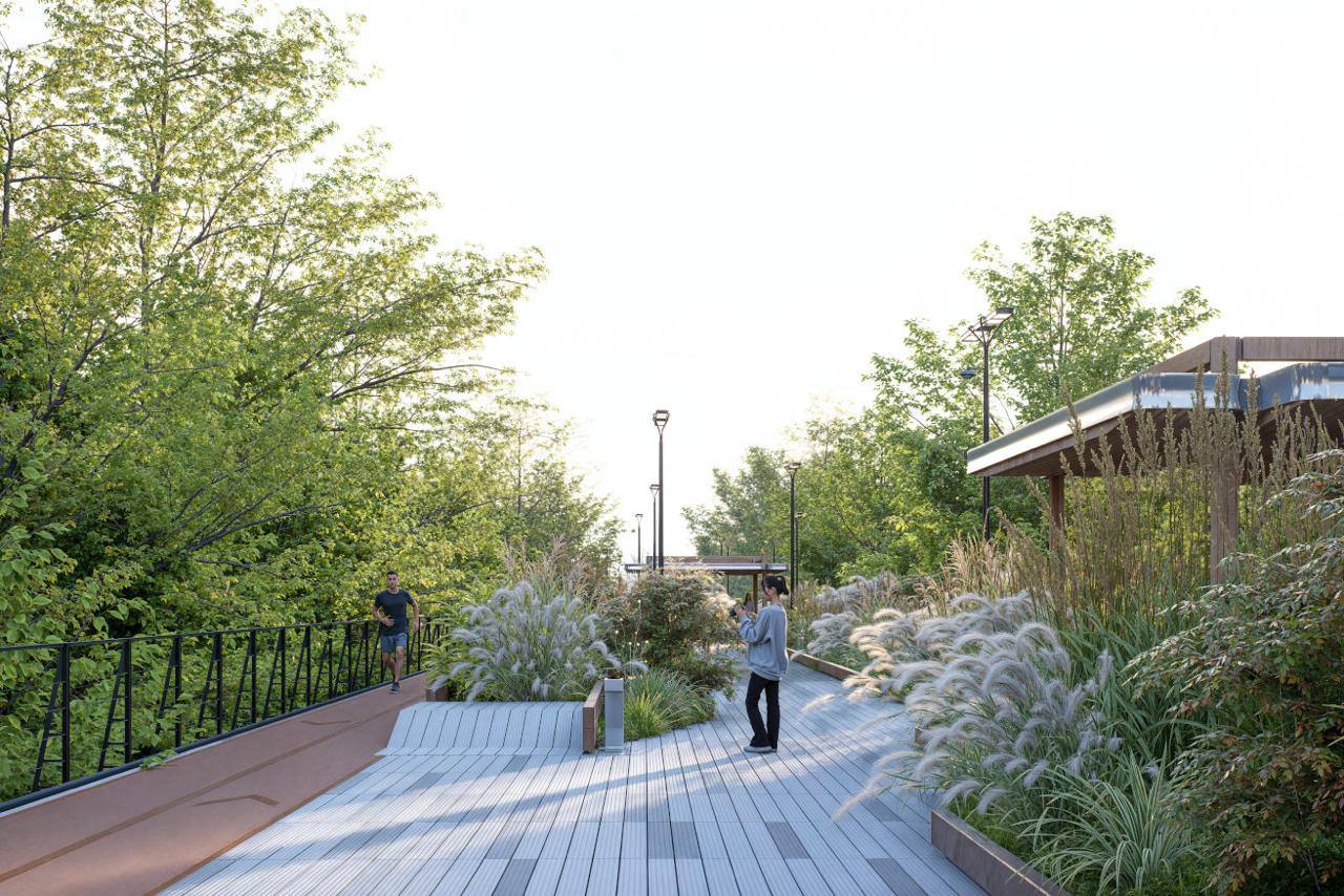 На эстакадах останкинского монорельса может появиться московский Highline парк. На «Активном гражданине» началось голосование, где предлагается решить, делать вместо бестолкового и дорогого транспортного средства «воздушный парк» или нет. По проекту, на высоте 6 метров появятся цветники, аллеи, кафе, беговые дорожки более 4 км и прогулочный маршрут. Идея мне нравится, голосую за ;