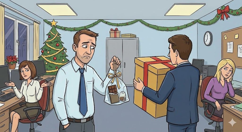 Чай конфеты и максимум тысяча рублей Россияне рассказали сколько готовы потратить на подарки коллегам Почти половина сотрудников 48 планирует отделаться малой кровью их бюджет на подарок коллеге не превышает 1000 рублей Ещё четверть опрошенных 26 готовы накинуть сверху и потратить от 1 до 2 тысяч Самыми щедрыми оказались ребята из автобизнеса и производства там 6 респондентов готовы выложить за презент больше 5000 рублей А вот 39 россиян заявили что дарить ничего никому на работе не будут Подписаться на kpkuban Читать нас в MAX