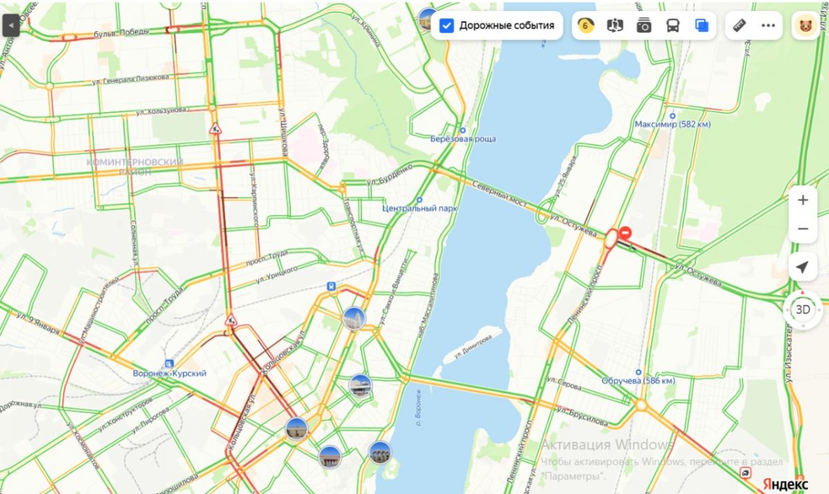 Пробка на улице Плехановской сковала движение в центре Воронежа     Движение в Воронеже снова сковано вечерними пробками. Горожане сообщают, что движение на улице Плехановской парализовано огромным затором.  Согласно данным «Яндекс Карт», пробки в Воронеже вечером 16 октября достигли 6 баллов.  ↗  Прислать новость   Подписаться