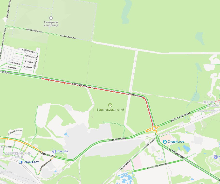 На Якутской растянулась пробка в 3,2 км. В тг-каналах пишут, что там ДТП. Тоже стоите там? Ждем фото-приветы!