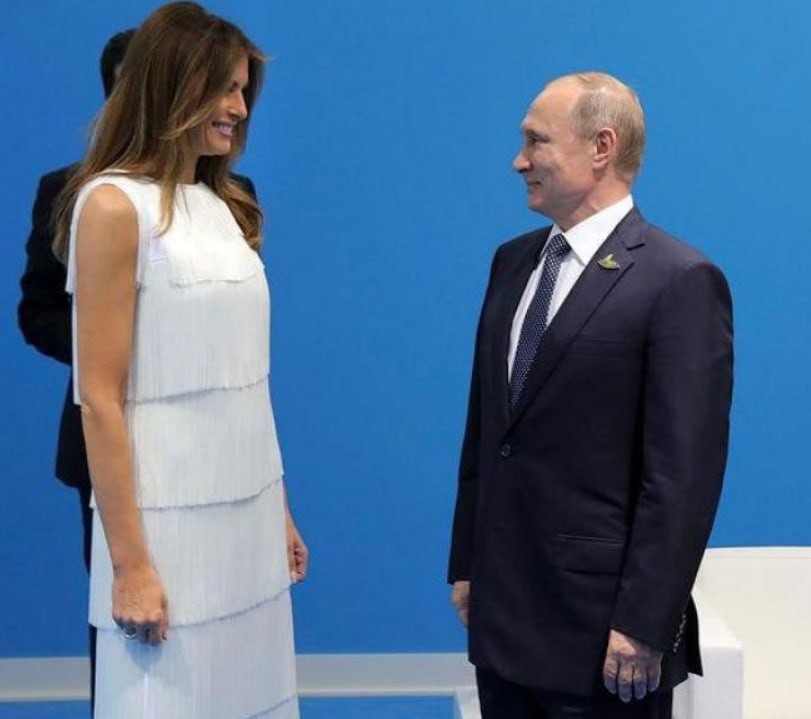 Мелания Трамп с симпатией относится к Владимиру Путину, заявил президент США в интервью The New York Post: «Мы знаем Путина, и он ей нравится».