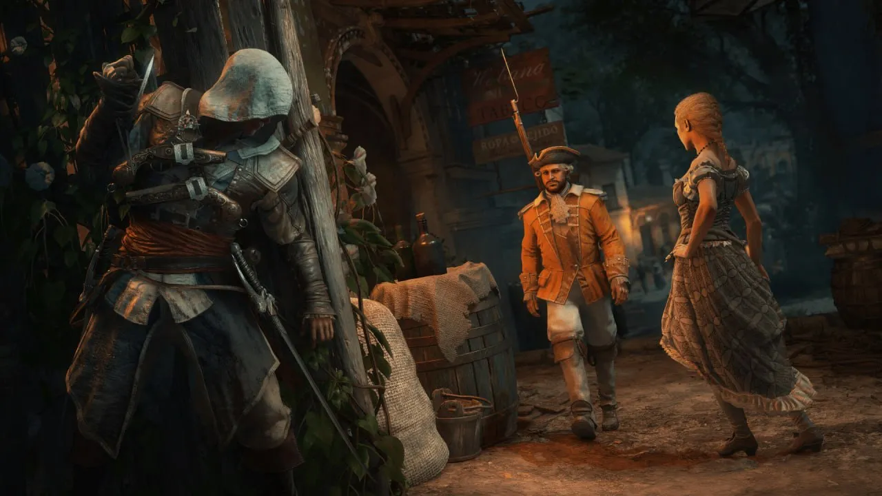 В Assassin s Creed Black Flag Resynced скрытый клинок нельзя выбрать как отдельное оружие его используют только в добиваниях Разработчики раскрыли новые детали ремейка Скрытый клинок нельзя использовать как отдельное оружие он применяется только для добиваний Основным оружием станут двойные мечи решение уже вызвало критику из за меньшей вариативности Вернутся все активности из оригинала включая Kenway s Fleet теперь она встроена в кампанию Перенесли костюмы и систему преследования пиратами Убрали мини карту в морских путешествиях вместо неё компас Интерфейс переработали отказались от стиля ДНК но коридоры памяти оставили Релиз состоится 9 июля Наш магазин в Telegram Мы в ВК Новости игр Xbox XboxSeries XboxOne XboxGame