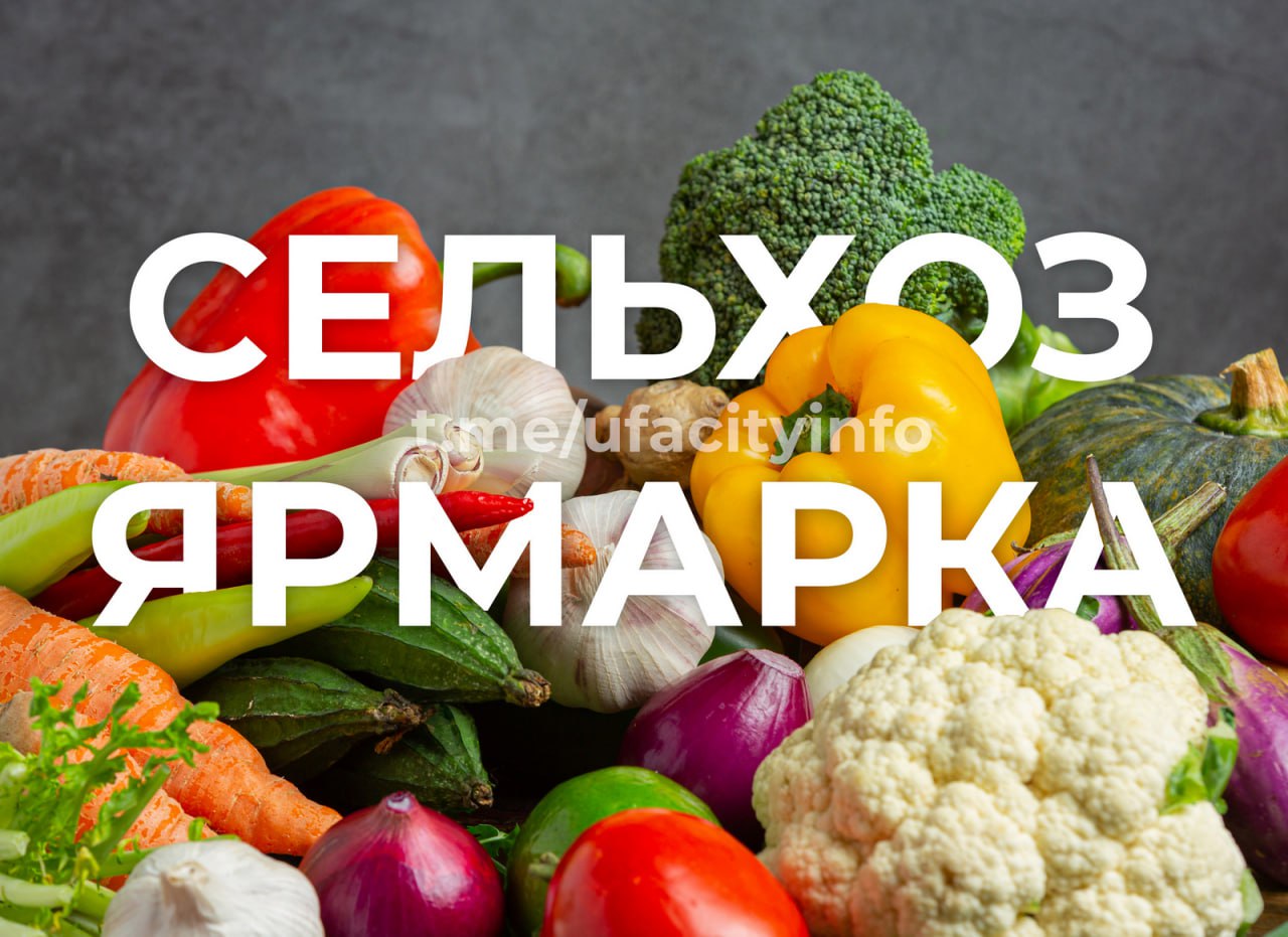 Всё своё    7 и 8 июня в Уфе пройдут сельскохозяйственные ярмарки, на которых горожане и гости города смогут приобрести продукты и овощи напрямую от башкирских производителей  В субботу и воскресенье будут работать две площадки:   по ул. Рабкоров, 20   перед Дворцом спорта  ⏰ Время работы – с 9:00 до 16:00    Поделись информацией с родными и друзьями
