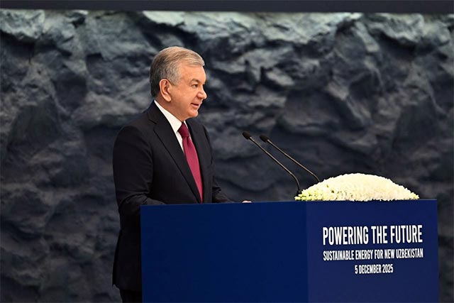 Президент доля ВИЭ в Узбекистане вырастет до 54 к 2030 году В Международном конгресс центре с участием Президента Шавката Мирзиёева проходит торжественная церемония запуска новых мощностей и начала строительства очередных объектов энергетики   English O zbek tilida Ўзбек тилида На русском iOS Android