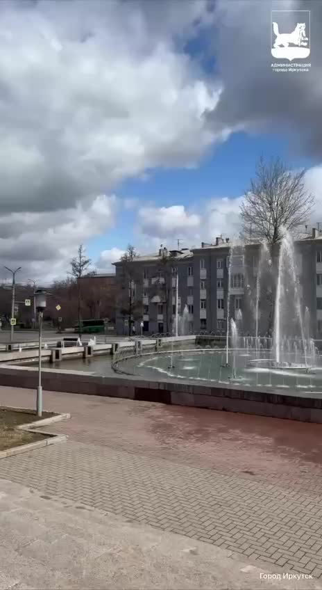 В Иркутске запустили 13 городских фонтанов на летний сезон