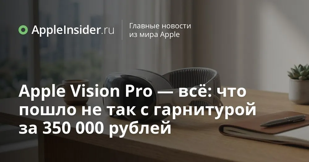 Apple Vision Pro с чипом M5 что пошло не так с самым дорогим шлемом компании Кажется Vision Pro должен был стать новым iPhone а в итоге мы наблюдаем странную историю дорогое устройство косметическое обновление с M5 новая лента Dual Knit Band и при этом у пользователей всё те же вопросы к цене и весу Прибавим сюда необычно высокий процент возвратов и очень скромные продажи по меркам Apple Параллельно команду Vision Pro распределяют по другим проектам включая Siri и умные очки без дисплея а слухи о более доступном Vision Air уже отправлены на полку Разбираемся что сейчас происходит с гарнитурой стоит ли её покупать и чего ждать дальше   appleinsider ru p 569658