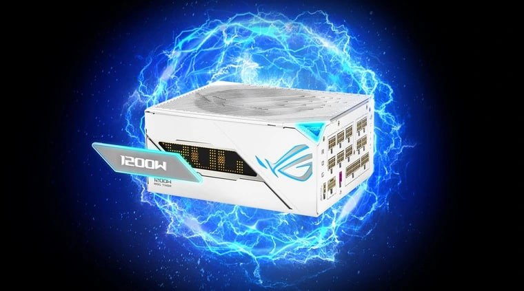 ASUS представила белоснежный флагманский блок питания ROG Thor Platinum III мощностью 1200 Вт ASUS ROG Thor 1200W Platinum III получил габариты 190 150 86 мм стандарт Intel ATX 3 1 сертификат 80 PLUS Platinum фирменный магнитный OLED дисплей разъем питания 12V 2 6 135 миллиметровым вентилятором на DBB защиты OVP OCP OPP SCP UVP и OTP На блок питания распространяется 10 летняя гарантия от производителя Стоимость ASUS ROG Thor 1200W Platinum III составляет 549 США Asus БП ROG ARCHiTECH Чат