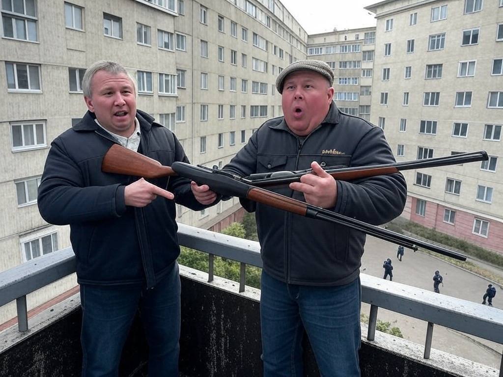 ‼ Балкон, ружьё и весёлые соседи: в Находке устроили стрельбу на улице Мичурина Жители дома на улице Мичурина, 10 в Находке были шокированы звуками выстрелов — с балкона палили двое мужчин. По вызову на место приехали полицейские и задержали 53-летнего владельца охотничьего ружья и его приятеля. Хозяин уверяет, что просто захотел немного пострелять. Ружьё у мужчины зарегистрировано официально, хранится тоже по правилам — но теперь его отправят на экспертизу. Полиция проводит проверку. Жителям — извинения, балконным стрелкам — объяснения. / Реклама СЕРТ НА 5000!