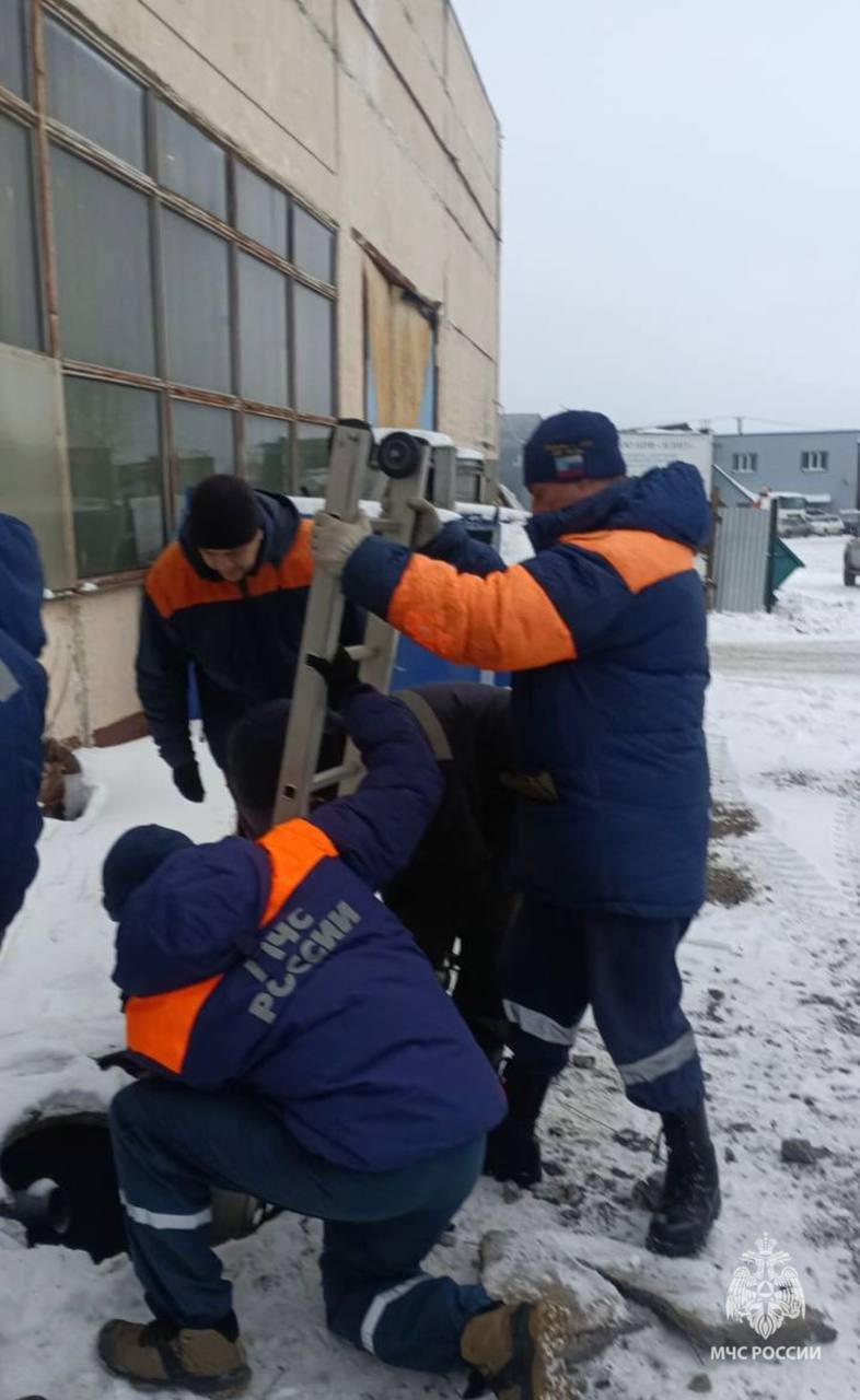 Спасатели сегодня утром вытащили собаку из колодца по улице Чапаева в поселке Нижегородка.  С песиком все хорошо, он здоров