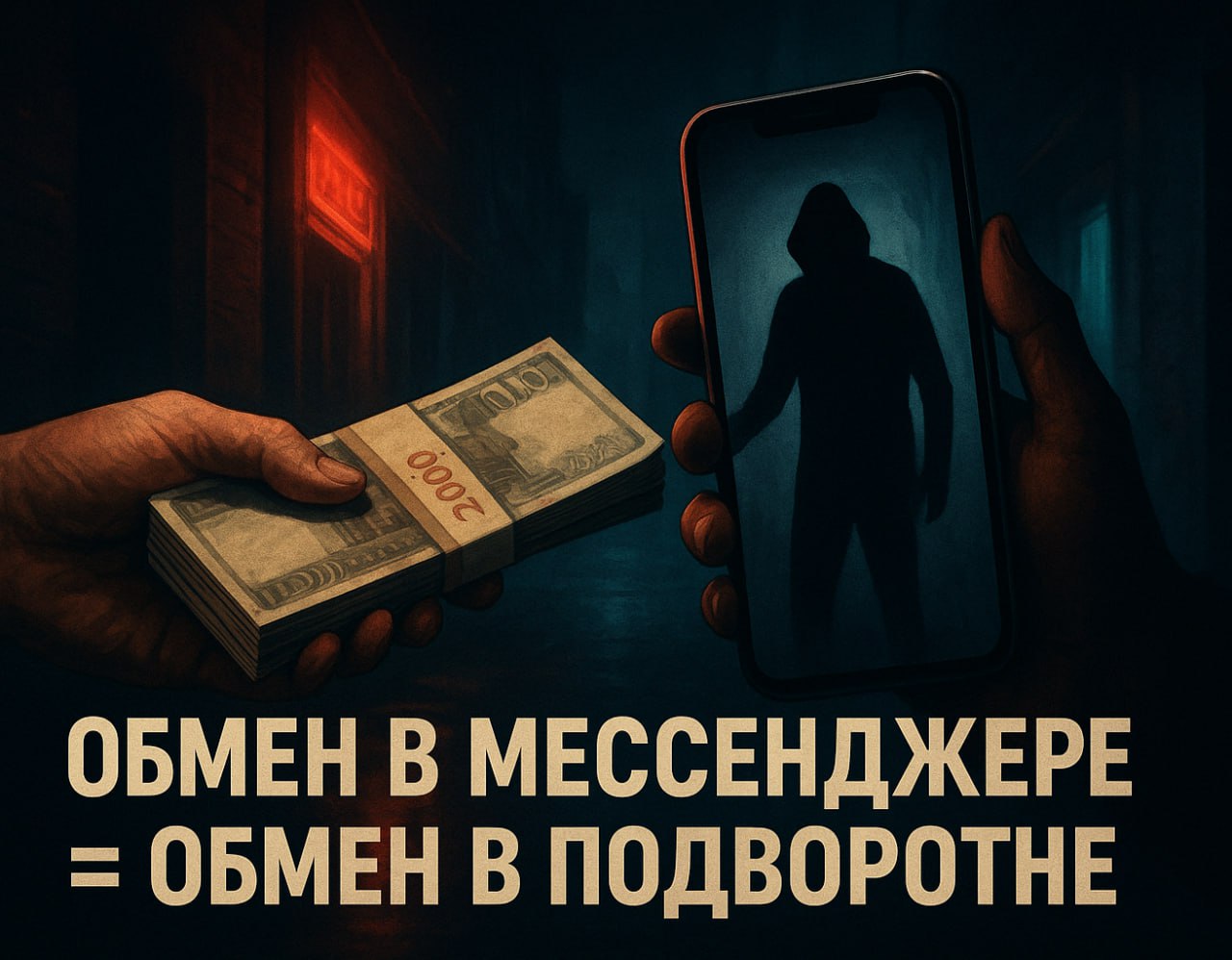 Обмен валюты в мессенджере Очередная история с попыткой выгодно обменять средства в мессенджере 21 летняя девушка решила обменять рубли на юани через ТГ бота с выгодным курсом Она перевела около 40 тысяч рублей на неизвестные счета и больше своих денег не увидела Мошеннических предложений распространяется множество и все они предлагают курс лучше официального Вот только банки и официальные обменные пункты лицензируются и несут ответственность Телеграм чат или связь через знакомого никогда Если хочется проверить себя на благоразумие можно задать один вопрос Я бы пошел менять деньги к незнакомому человеку в темной подворотне Если ответ нет то почему мессенджер вдруг должен быть безопаснее Подписаться на Киберполицию России Max I ВK I ОK Чат бот Киберполиции России Поддержать канал