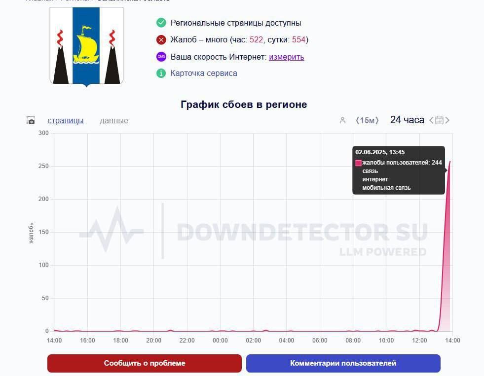 Сбои в сотовой связи зафиксировали в Углегорском районе С утра пользователи сообщают о неполадках со связью оператора МТС. ℹ По данным диспетчерской, сети нет на всем Сахалине. Появилась информация, что причина неполадок — повреждение кабеля в Хабаровском крае. Срок восстановления уточняют.