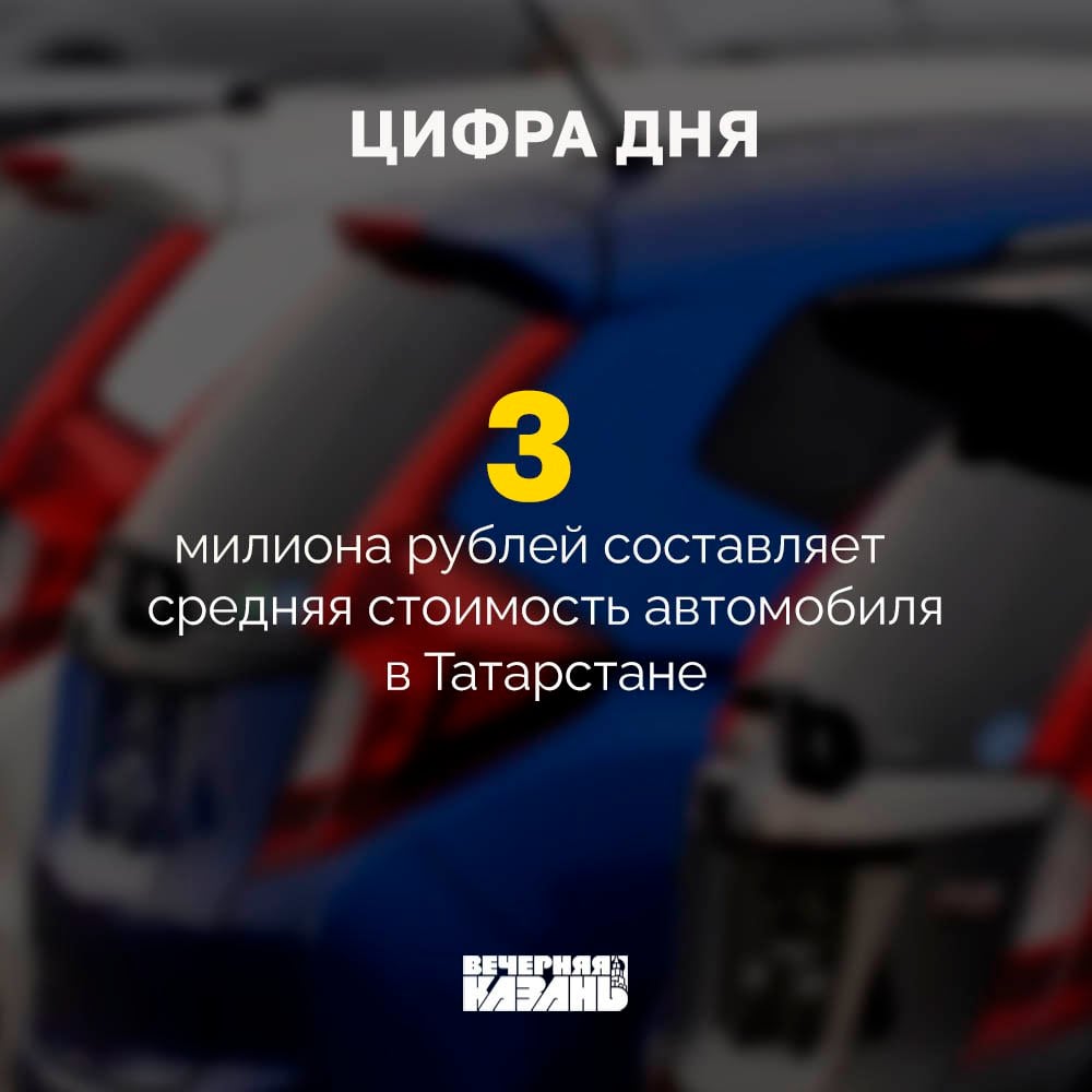 В Татарстане подешевели авто   Нет, мы не ошиблись. Средняя стоимость новых машин на 6,3% меньше, чем в прошлом году, посчитали аналитики «Авито Авто».    При этом цены на б/у автомобили выросли на 7,5% и составили в среднем 1,2 миллиона рублей.    Подписаться на «Вечерку»