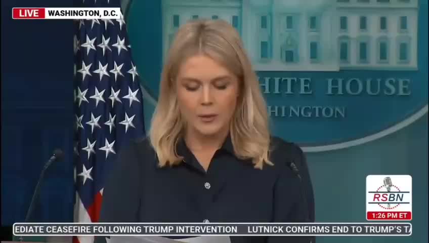 Каролин Левитт: Трамп достоин Нобелевской премии мира за урегулирование конфликтов