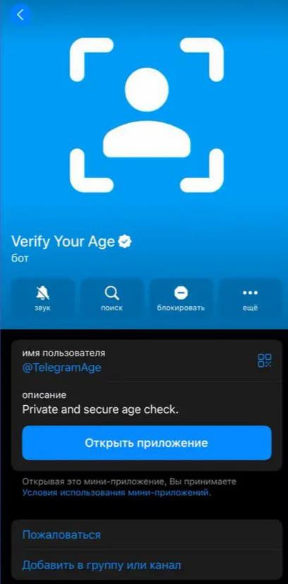 Telegram тестирует внедрение официального бота для проверки возраста пользователей Инсайдеры сообщают, что после прохождения верификации возрастных данных пользователи смогут включить отображение материалов 18+. По умолчанию эта функция будет выключена. Активировать подтверждение можно в меню «Настройки» «Настройки чатов» или «Конфиденциальность и безопасность» в десктопной версии «Материалы 18+». Нововведение планируют запустить для стран, где для доступа к контенту 18+ требуется подтверждение возраста, чтобы обеспечить безопасный просмотр. Техничка
