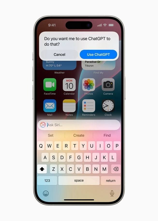 Модель GPT-5 добавят в Apple Intelligence вместе с выходом iOS 26, iPadOS 26 и MacOS Tahoe 26, узнало 9to5Mac.  Обновления должны выйти в сентября 2025 года  vc.ru/apple/2146385