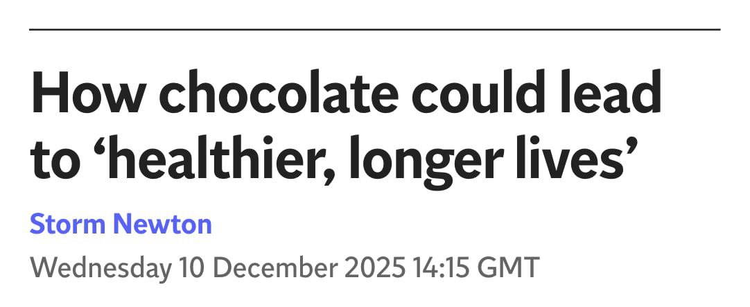 Шоколад омолаживает организм учёные окончательно выяснили что горький шоколад замедляет клеточное старение Всё благодаря теобромину он содержится в шоколаде Выводы сделаны на основе данных почти 2000 испытуемых Прямой эфир