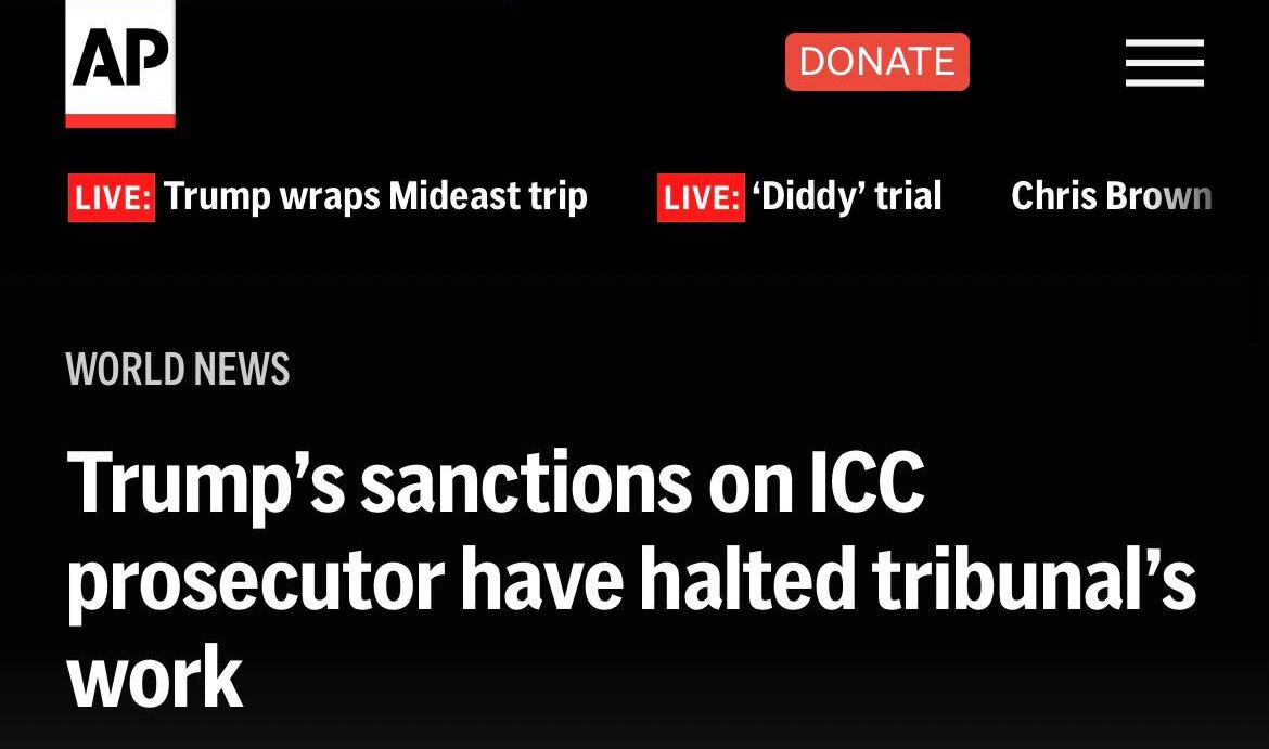 Санкции Трампа парализовали работу Международного уголовного суда, — Associated Press В феврале текущего года президент США Дональд Трамп наложил санкции на главного прокурора Международного уголовного суда МУС Карима Хана. Постановлением введён запрет на въезд в США Хана и членов МУС. Штрафы и тюремное заключение грозит оказавшим Хану финансовую, материальную или технологическую поддержку, — констатирует Associated Press В настоящее время Хан потерял доступ к своей электронной почте, а его банковские счета заморожены. Ряд неправительственных организаций прекратили сотрудничество с МУС От сотрудничества с МУС отказался целый ряд стран из числа его ярых сторонников, а работа организации фактически парализована, — подчёркивает Associated Press «КРИСТАЛЛ РОСТА» ранее информировал о том, что по мнению The New York Times Трамп разрушает существующий миропорядок, и это соответствует интересам России