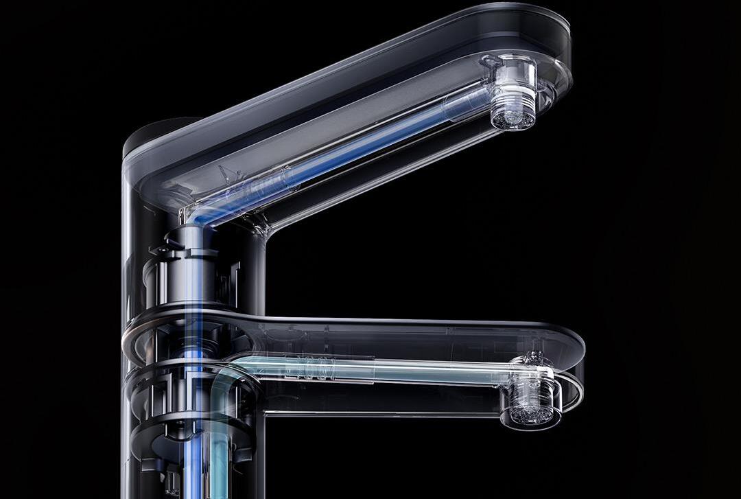 Xiaomi выпустила двойной кран для воды со встроенным дисплеем и управлением со смартфона. Верхний предназначен для питья и обеспечивает максимальную очистку со скоростью 4.25 л в минуту ресурс фильтра 6500 л , а нижний — для мытья посуды, овощей и не только. Его скорость в три раза выше, а ресурс — 25 000 л. В Китае стоит 34 000 рублей ¥2999 .