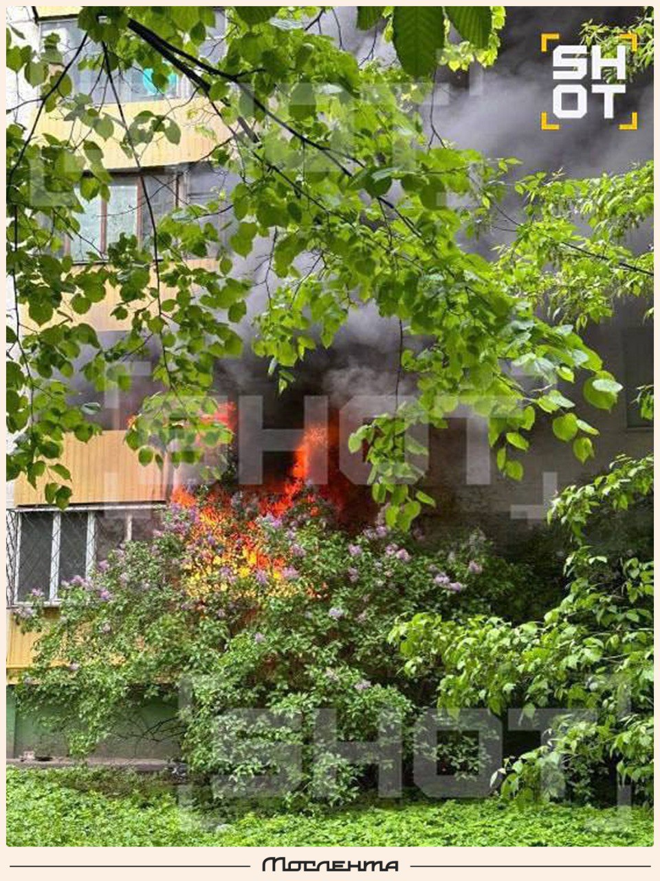 Люди попали в огненную западню — горят 6 этажей дома в Печатниках. Полыхает девятиэтажка на улице Полбина. На место едут экстренные службы