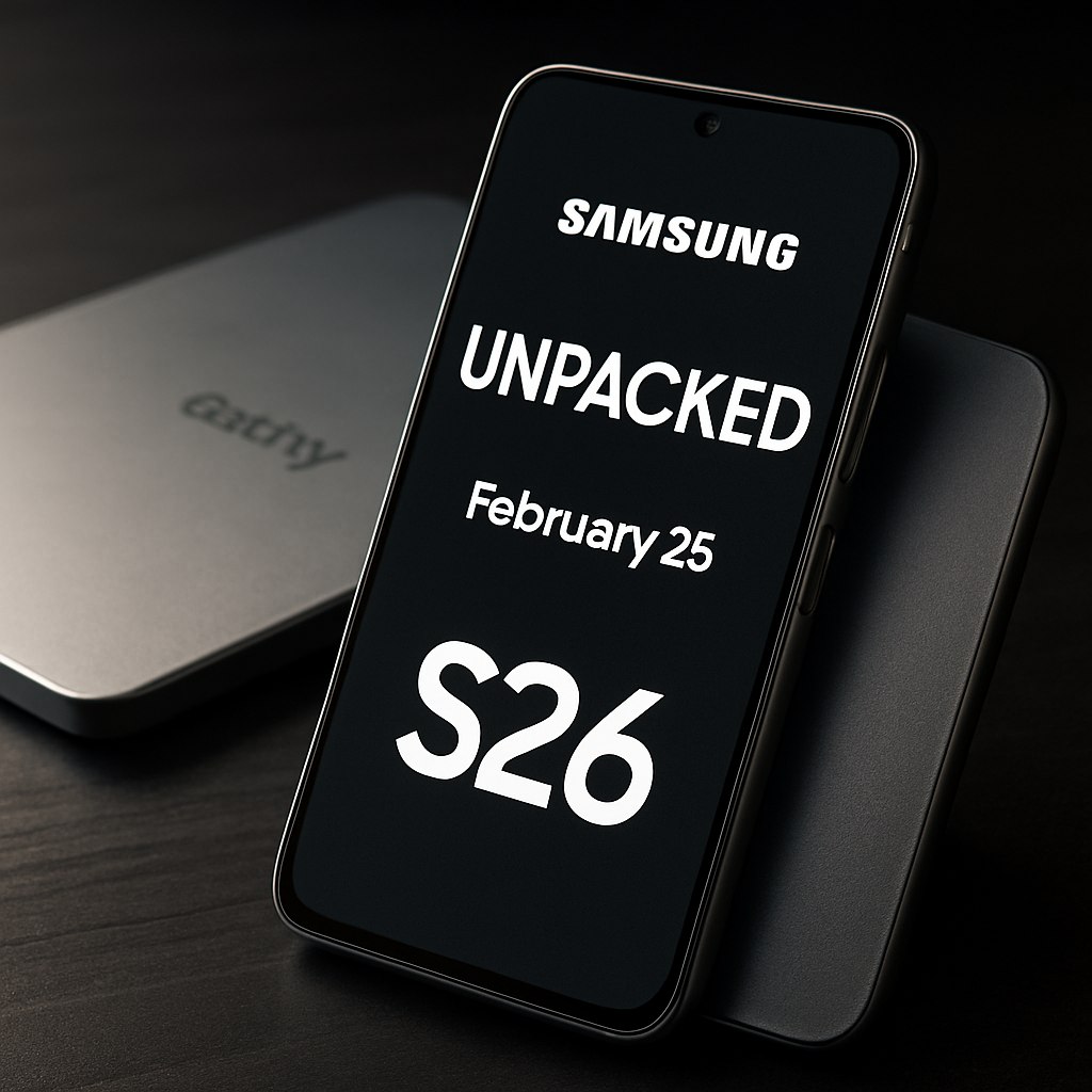 Samsung официально анонсировала свою следующую презентацию Unpacked на 25 февраля Это событие будет посвящено новинкам серии Galaxy S хотя ожидаемых значительных аппаратных обновлений не предвидится Согласно утечкам модель S26 будет сосредоточена на программном обеспечении Аккумулятор стандартной версии S26 немного увеличится до 4300 мАч что является хорошей новостью для поклонников маленьких смартфонов Однако все три модели снова не будут оснащены встроенными магнитами Qi2 PRO AI OFFICIAL