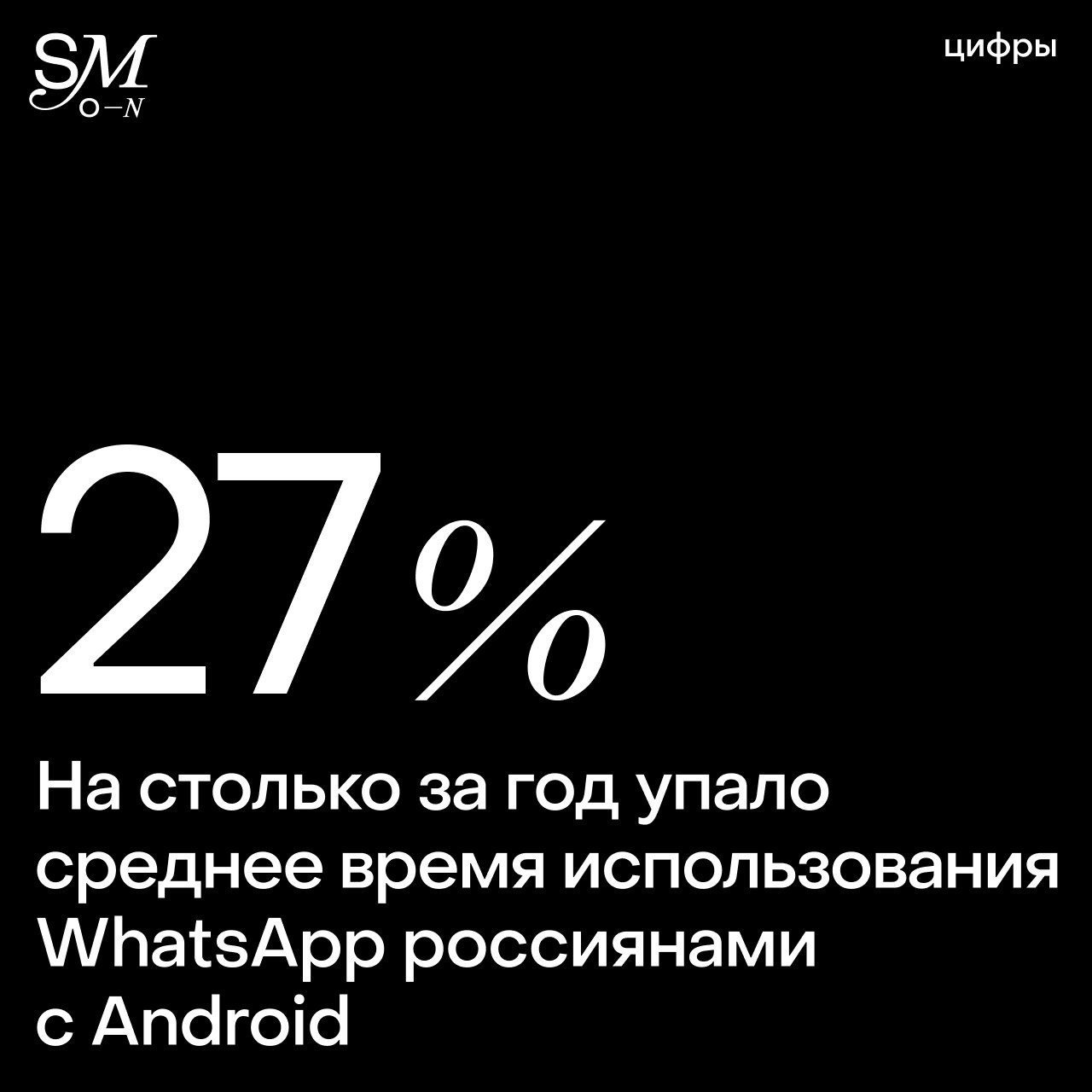 Россияне стали тратить меньше времени на WhatsApp Аналитики Digital Budget зафиксировали заметный спад вовлеченности аудитории мессенджера За год среднее время которое пользователи проводят в приложении сократилось на 27 Если в ноябре 2024 го на общение уходило около 219 минут в неделю то сейчас этот показатель упал до 161 минуты Люди стали реже открывать приложение и быстрее из него выходить средняя сессия теперь длится меньше двух минут 118 секунд При этом удалять зеленый мессенджер никто не спешит количество активных пользователей которые заходят в сеть хотя бы раз в неделю даже немного выросло продукт компании Meta Признана экстремистской и запрещена в РФ settersmedia news