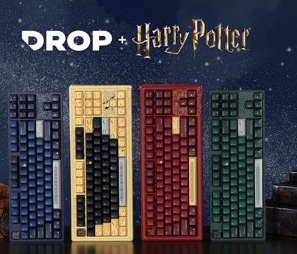 Drop представила механические клавиатуры по вселенной Гарри Поттер Компания Drop производящая премиальные механические клавиатуры объявила о выпуске коллекции периферии по мотивам Гарри Поттера Четыре факультета Хогвартса четыре эксклюзивных дизайна клавиатур CSTM80 и ENTR