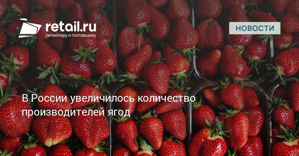 С января по сентябрь 2025 года количество компаний специализирующихся на выращивании ягод и фруктов выросло на 10 3 по сравнению с аналогичным периодом прошлого года retailНовости