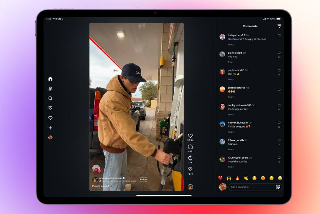 Instagram выпустили на iPad спустя всего 15 лет приложение доступно в App Store и поддерживает весь функционал сторис ленту постов и даже рилсы Запахло инновациями принадлежит Meta признанной экстремистской организацией на территории России