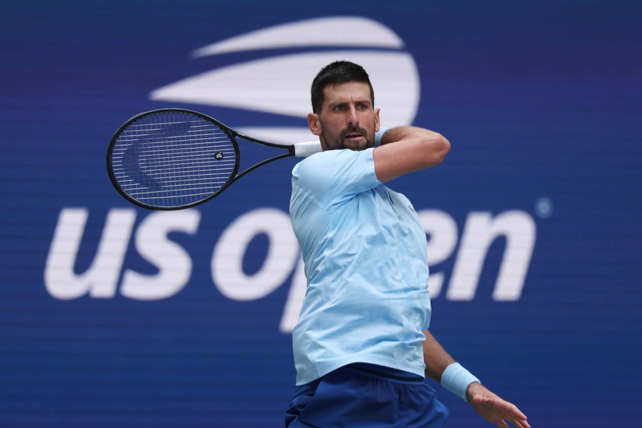 Джокович вышел в 3 й круг US Open Новак потеряв первый сет обыграл Захари Свайду со счётом 6 7 5 7 6 3 6 3 6 1 Далее по сетке Норри или Комесанья Статистика матча Сетка турнира ChampTennis