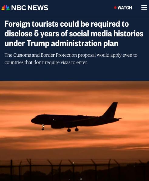 Администрация Трампа планирует обязать всех иностранных туристов раскрывать историю своих соцсетей за последние пять лет даже если они приезжают из безвизовых стран вроде Великобритании и Германии Пограничная служба хочет собирать и e mail и номера телефонов за тот же период а также адреса и имена членов семьи Новые правила обсуждаются на фоне усиливающегося миграционного контроля и предстоящего чемпионата мира FIFA который привлечёт в США тысячи болельщиков Правозащитники называют инициативу беспрецедентной попыткой слежки но у общественности есть 60 дней чтобы высказать своё мнение jkinvest news jkinvest