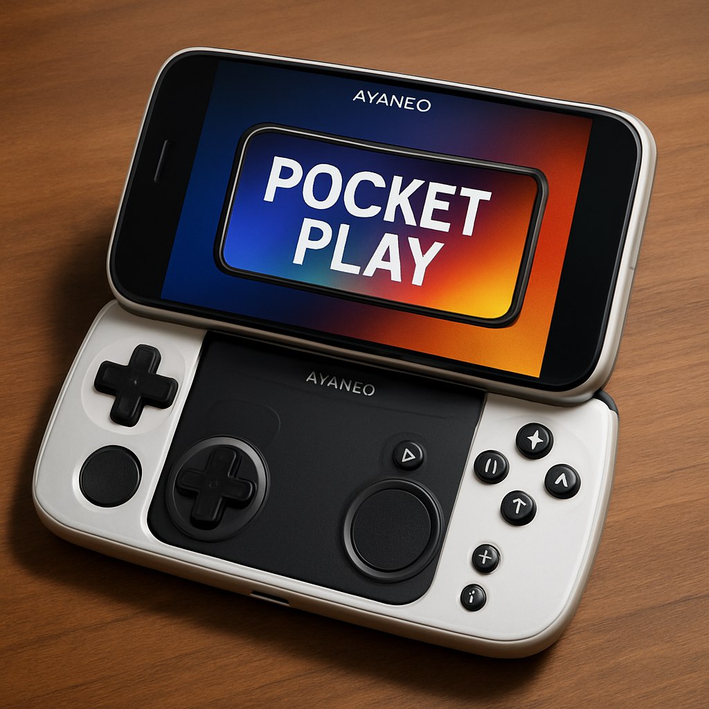 Ayaneo представила дизайн своего первого Android смартфона который напоминает консоль Xperia Play 2011 года Новинка под названием Pocket Play оснащена выдвижным экраном и полноценным набором физических кнопок включая D pad кнопки ABXY и два круговых сенсорныхpad Также предусмотрены две пары плечевых кнопок на задней панели но 3 5 мм разъем для наушников отсутствует Пока нет информации о технических характеристиках а дата запуска устройства остается под вопросом оно будет выпущено скоро PRO AI OFFICIAL