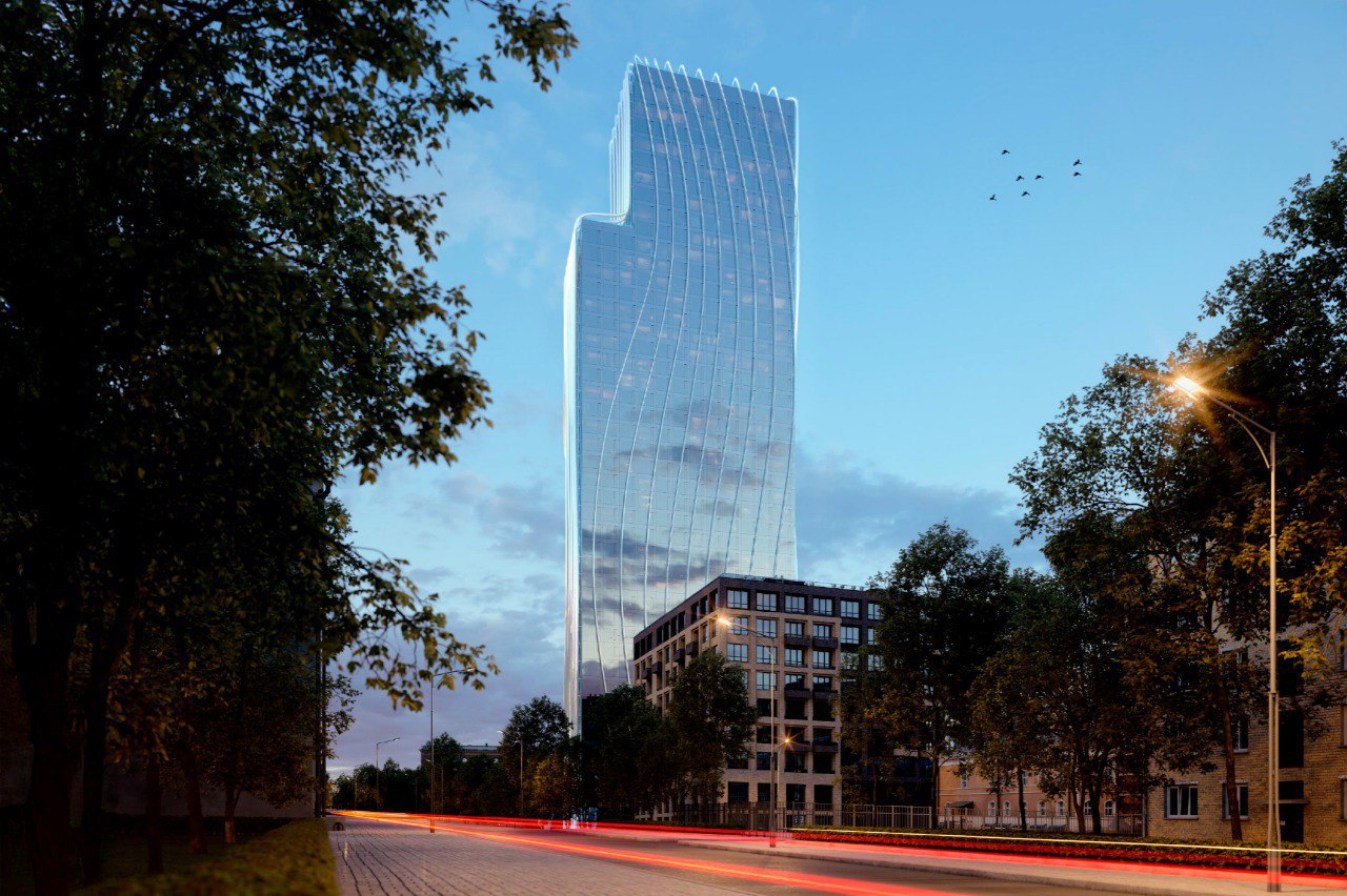 новыйпроект Компания Аквилон получила положительное заключение экспертизы по проекту строительства ЖК в Жуковом проезде 21 в Даниловском районе ЮАО недалеко от Павелецкого вокзала На площадке построят 44 этажный жилой небоскреб на 35 тыс кв м Архитектурное решение разработало бюро Apex elitnoe