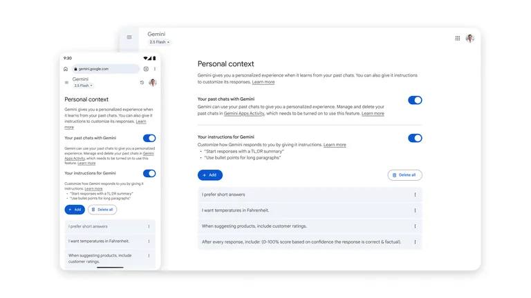 Google обновила Gemini, добавив функцию «Персональный контекст» — она автоматически запоминает историю чатов и предпочтения пользователя для более точных ответов. Память включена по умолчанию, но её можно отключить или удалить сохраненные данные.   Также расширены лимиты для режима «Глубокое мышление» — теперь доступно больше запросов для сложных аналитических задач. Deep Research открыт бесплатно, поддерживает до 1 млн токенов и интеграции с сервисами Google.  Бесплатный GPT   Экспертный канал