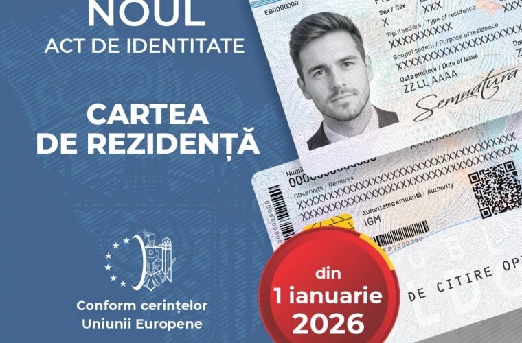В Молдове введут современные ID карты для резидентов С 1 января 2026 года в Молдове вводится новый документ карта резидента На ней будут храниться биометрические данные и электронная подпись Карту получат иностранцы проживающие в Молдове лица без гражданства беженцы и получатели гуманитарной защиты Также с этой даты вступят в силу новые коды паспортов и проездных документов соответствующие международным стандартам ICAO Это нововведение должно упростить пограничный контроль Выданные ранее документы останутся действительными до окончания срока их действия
