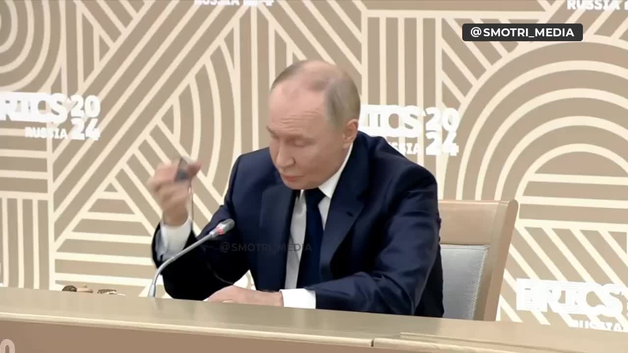 Путин подчеркивает необходимость реализации решения СБ ООН по Израилю и Палестине на саммите БРИКС