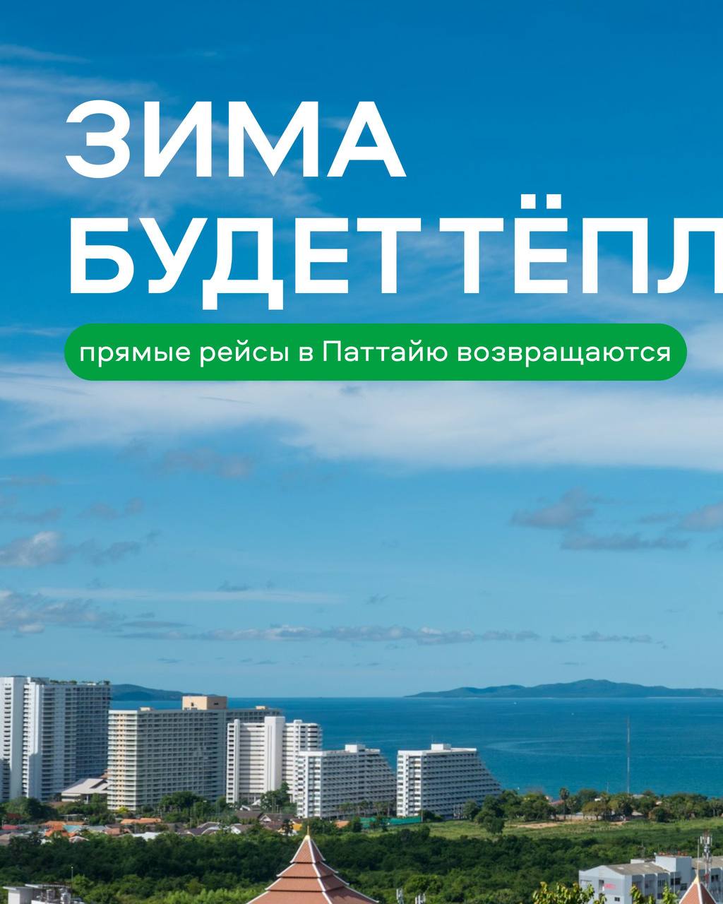 Сегодня из Красноярска стартовали прямые рейсы в Паттайю Это одно из любимых зимних направлений наших пассажиров и первый рейс в сезоне 2025 2026 получился мощным самолёт улетел со стопроцентной загрузкой Рейсы в Паттайю и обратно выполняет авиакомпания AZUR air два раза в 12 дней а туры с перелётом уже доступны для покупки у партнёров авиакомпании Сезон полётов в популярный курортный город Тайланда открыт планируйте свой отпуск уже сейчас