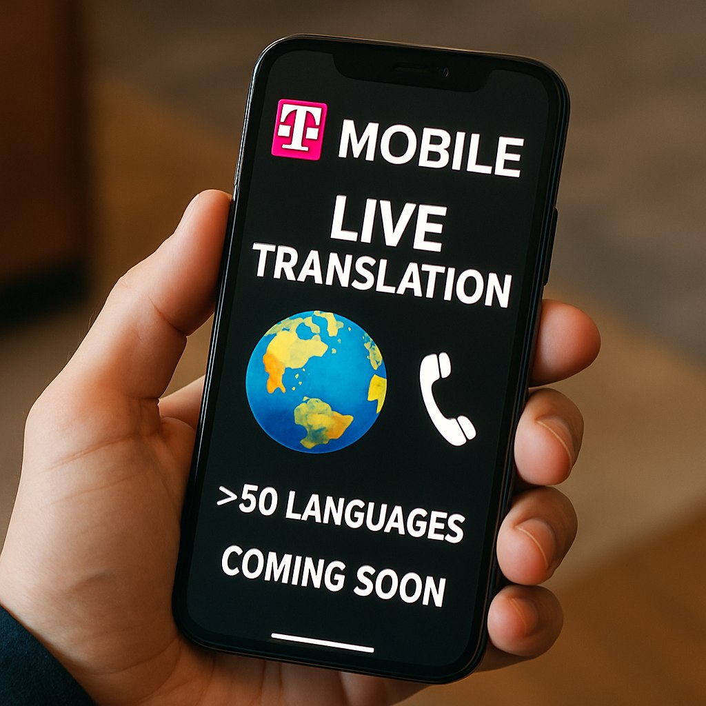 T Mobile запускает функцию живого перевода звонков на более чем 50 языков Служба Live Translation стартует в бета версии уже этой весной Регистрация для клиентов T Mobile начнется сегодня Генеральный директор T Mobile Срини Гопалан отметил что одним из главных барьеров для пользователей является понимание друг друга Новая функция будет интегрирована на уровне сети что позволит использовать перевод даже на старых моделях телефонов PRO AI OFFICIAL