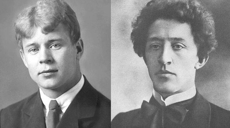 В музее квартире Александра Блока открылась выставка Блок и Есенин дороги и строки К юбилеям двух поэтов Экспозиция приурочена к 110 летию со дня первой встречи поэтов а также к их юбилеям В представленных работах раскрываются сюжеты связанные с их биографиями и творческим взаимодействием Тематические живописные и графические произведения созданы художниками Творческого объединения Мастерская 18 Выставка продлится до 17 января