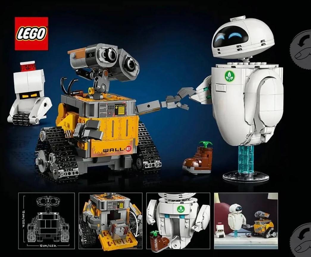 Lego выпустит набор по ВАЛЛ-И уже 1 сентября.  В коробке нас ждут: робот-мусорщик, ЕВА, мини-уборщик и даже росток в ботинке.  Всё это счастье обойдётся в 5500 рублей