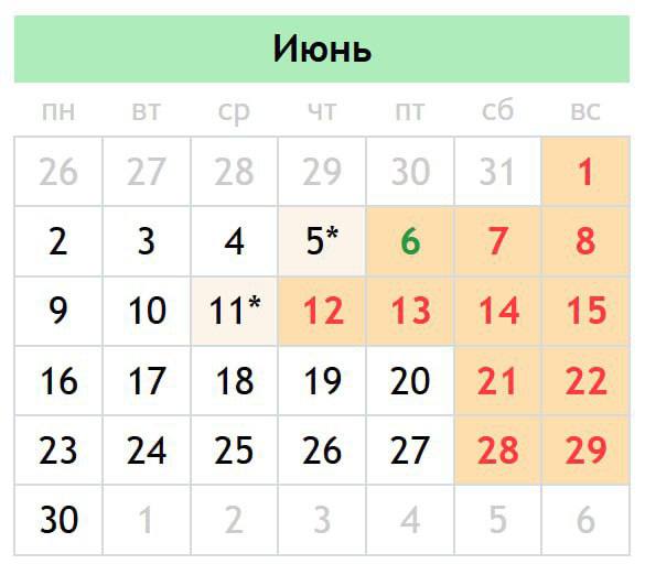 На следующей неделе у жителей РТ будет всего три рабочих дня из-за празднования Дня России.