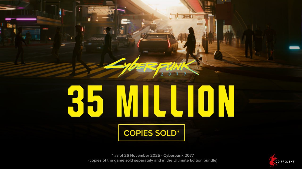 Продажи Cyberpunk 2077 достигли 35 миллионов копий Команда сиквела продолжает активно расширяться в ней уже 135 человек dtf ru gameindustry 4415419