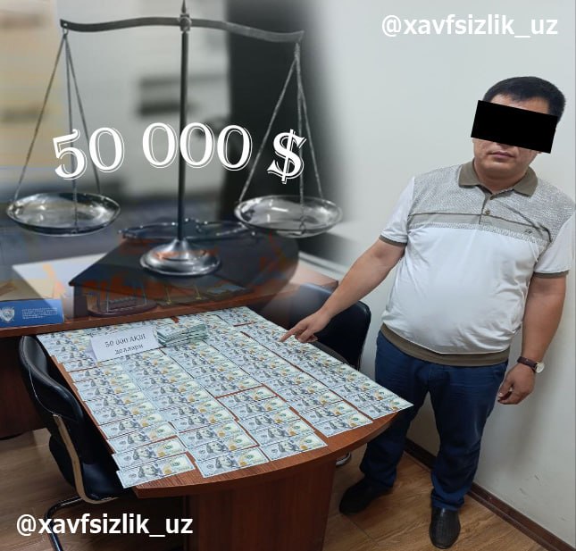 В Сурхандарье задержали адвоката, обещавшего "отмазать" обвиняемого за $60 тыс. Адвокат намеревался смягчить наказание через своих знакомых в суде, сообщает СГБ. Подозреваемого задержали при получении $50 тыс. Против него возбуждено уголовное дело.