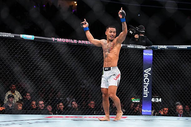 Джошуа Ван новый чемпион UFC в наилегчайшем весе Ван одерживает победу буквально ни сделав ничего Пантожа неудачно упал на 25 секунде боя и сломал руку Он становится первым бойцом который родился в двухтысячных и стал чемпионом UFC Это шестая побед подряд для Вана У Пантожи закончилась победная серия из восьми поединков Подпишись на Meta MMA Meta MMA в MAX Наш канал в ВК