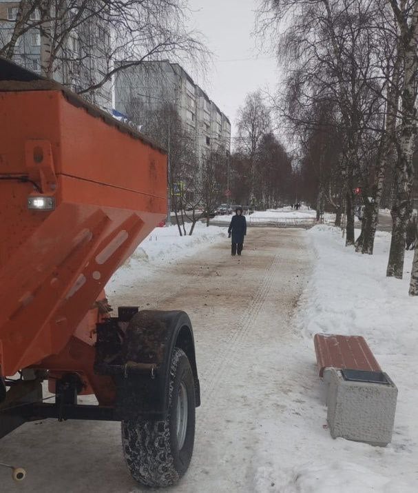 Муниципальное предприятие "Чистый город" устраняет последствия ледяного дождя, и в этом коммунальщикам активно помогают жители города, сообщил глава Архангельска Дмитрий Морев. Особое внимание уделено устранению гололеда на тротуарах, которые посыпают песком. Активные горожане раздвигают ограждения для прохода коммунальной техники. Руководство предприятия выражает благодарность всем участникам и просит горожан соблюдать осторожность на улице, призвал руководитель города.