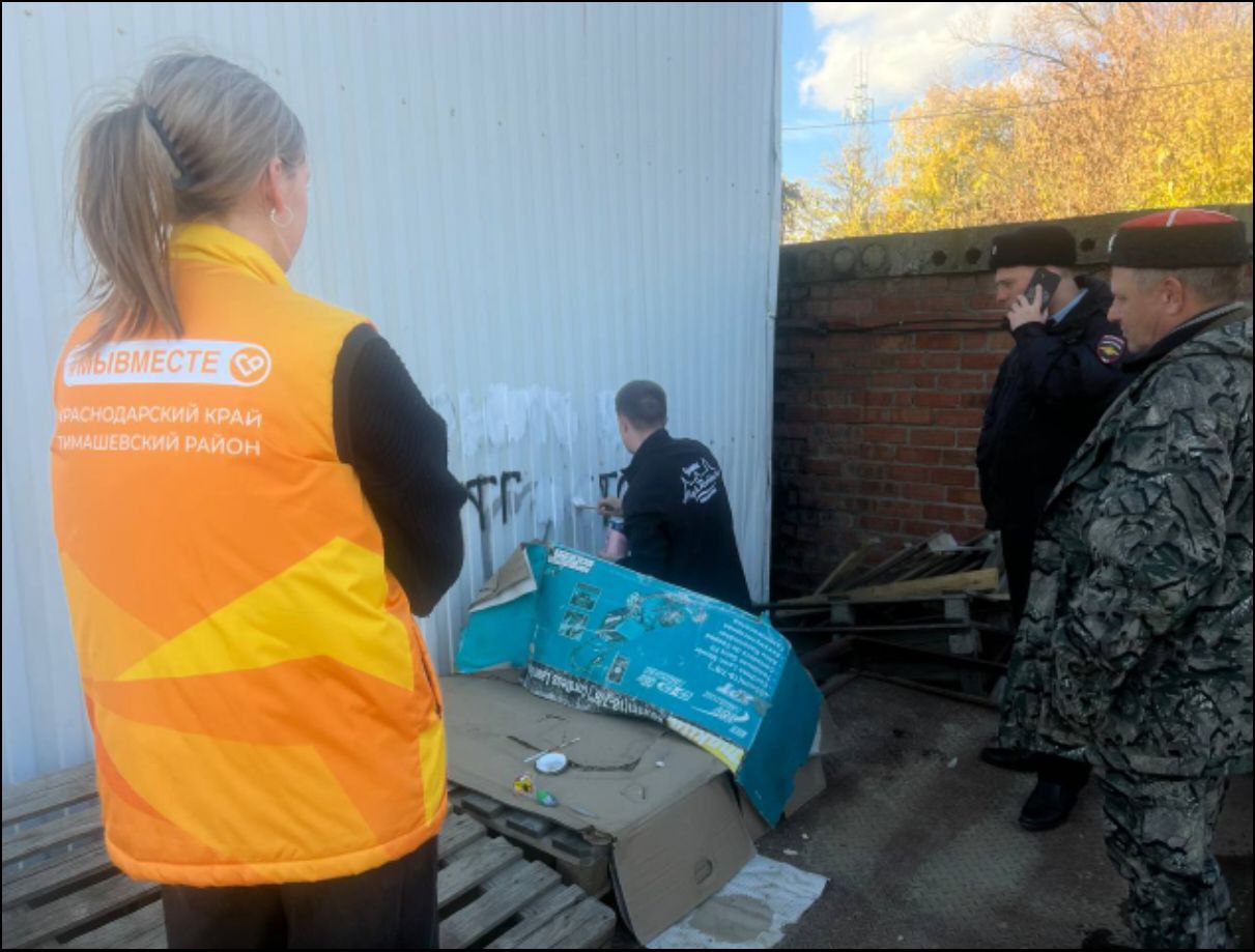 Тимашевская молодежь против наркомании В городе Тимашевске была проведена общественная акция в рамках всероссийской кампании Сообщи где торгуют смертью Инициатором мероприятия выступило муниципальное отделение Союза казачьей молодежи Кубани В акции приняли участие казаки представители полиции сотрудники управления образования и администрации города Совместными усилиями была выполнена работа по закрашиванию надписей на стенах и заборах рекламирующих контакты распространителей запрещенных наркотических веществ Проведенная акция демонстрирует важность совместных усилий общественных организаций и государственных структур в борьбе с распространением наркотиков Активное участие казачьей молодежи в подобных инициативах служит наглядным примером активной гражданской позиции и способствует формированию здоровых ценностей среди жителей города