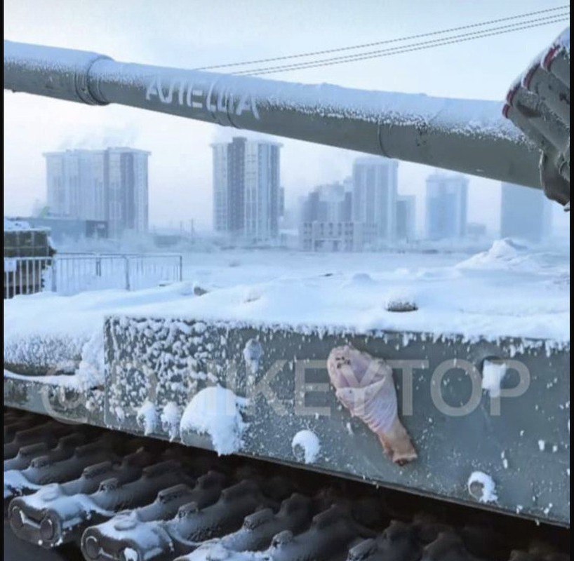 Танк Алёша пострадал от вандалов В Якутске осквернили памятник танк Алёша стоящий у исторического парка Россия моя история К мемориалу прикрепили куриную голень что вызвало недоумение и возмущение среди горожан Полиция уже начала проверку чтобы установить все обстоятельства и найти причастных к вандализму Случаи подобного рода происходят периодически поэтому правоохранители продолжают мониторинг социальных сетей и общественных площадок Мемориальные танки и памятники охраняются законом а их осквернение может повлечь административную или уголовную ответственность Танк Алёша известен не только как мемориальный объект но и как боевой Т 80БВ который участвовал в СВО Его экипаж отражал атаку противника уничтожив несколько машин и прикрывая мотострелковую группу После службы Алёша попал в музейный комплекс и стал частью исторического пространства города символом мужества и стойкости Якутия