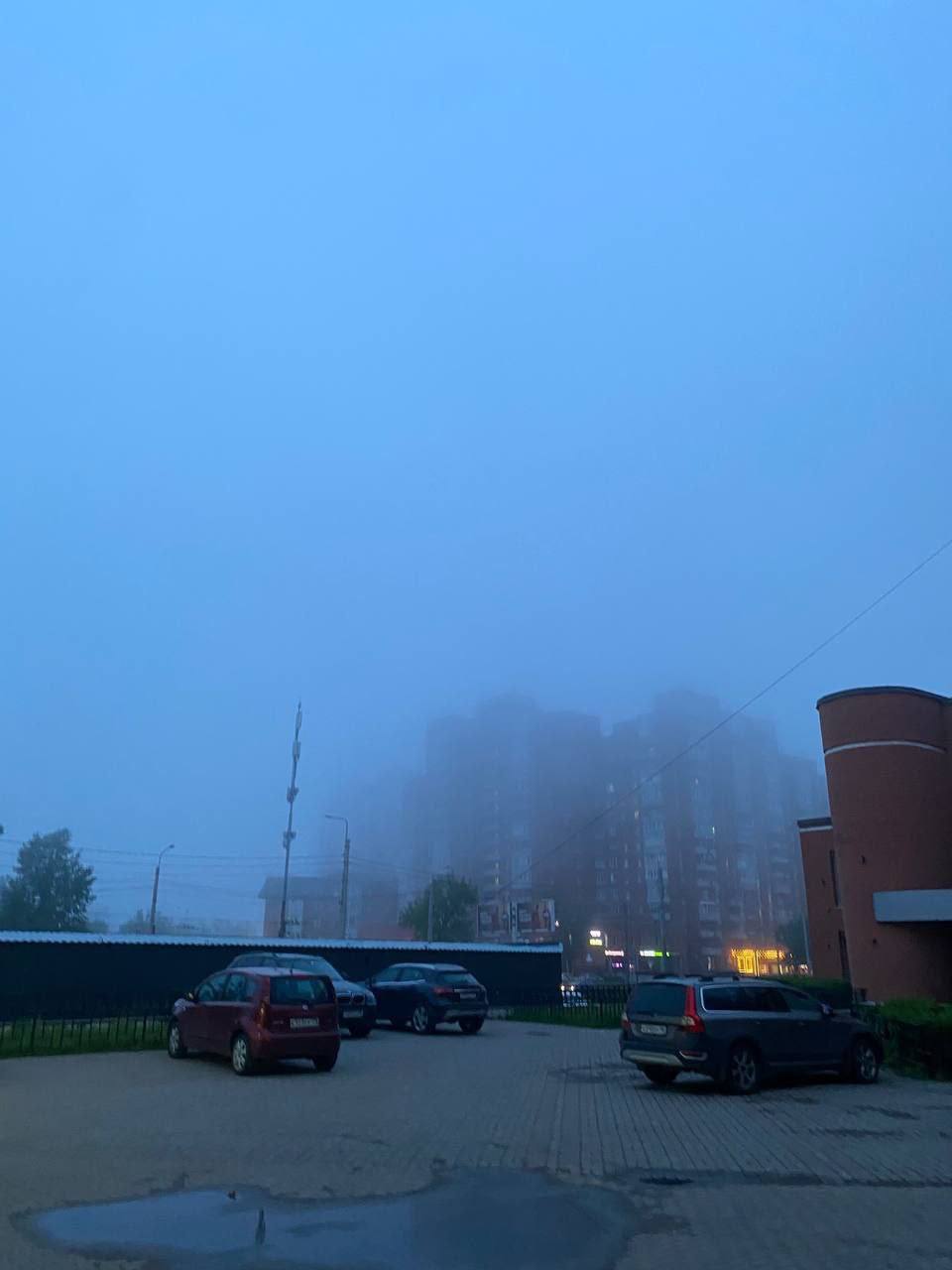 В Петербурге объявлено предупреждение из-за густого тумана — видимость снизится до 500 метров и ниже, сообщает МЧС True Питер
