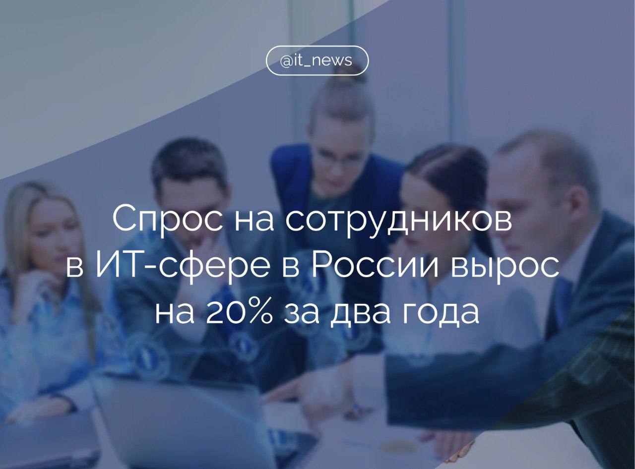 Число вакансий в ИT-сфере в России за два года увеличилось на 20%, а зарплатные предложения - на 11,9%  Об этом свидетельствуют результаты исследования сервиса по поиску работы SuperJob.  В ИT-сфере наиболее востребованы программисты, в топ-5 языков разработки входят Java, Python, C++, PHP, C#. На втором месте по востребованности после программистов  с большим отрывом  - аналитики и исследователи данных, на третьем - product- и project-менеджер, - говорится в результатах исследования.  Аналитики отмечают, что работодатели в ИT все больше ориентированы на практический опыт и отдают преимущество выпускникам и студентам крупных вузов. Рынок труда пресытился выпускниками интернет-курсов без практического опыта работы.  В общем зарплатные предложения в ИT за год выросли на 11,9%. Многочисленные угрозы в сфере кибербезопасности заставляют государственные компании и частный бизнес уделять повышенное внимание защите информации, поэтому зарплаты в этой сфере за год выросли на 12%.   Также количество вакансий для специалистов со знанием нейросетей и принципов машинного обучения за последний год выросло в три раза.  #IT_News #ИТ #вакансии   Подписаться