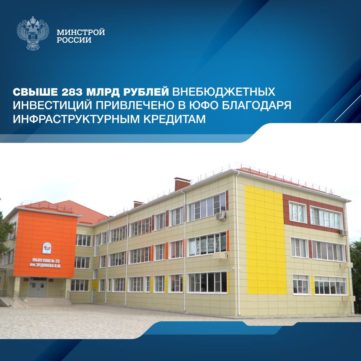 Развитию Южного федерального округа способствует в том числе механизм финансовой поддержки – инфраструктурные бюджетные  ИБК  и специальные казначейские кредиты  СКК .    Наибольший объём ввода жилья благодаря проектам ИБК и СКК отмечается в Краснодарском крае – 1,09 млн м², Ростовской области – 421 тыс. м² и Волгоградской области – 394 тыс. м².  В регионах Южного федерального округа уже завершено 93 объекта и мероприятия, включая поставку нового общественного транспорта.   Благодаря ИБК и СКК на маршруты Краснодарского края вышло 163 автобуса, в Волгоградскую область поставили 112 троллейбусов и 143 автобуса, в Ростовскую область – 158 автобусов, в Республику Адыгея – 50 автобусов, в Севастополь – 18 автобусов, в Республику Калмыкия – 10.  «По линии ИБК реализовано 89 объектов и мероприятий, среди которых автодорога “Западная хорда„ в Ростовской области, реконструкция подстанции 110 кВ «Северная» в Симферополе Республики Крым с увеличением числа питающих линий. По механизму СКК завершено 4 объекта, включая строительство канализационного коллектора в Ростове-на-Дону, выполнен капитальный ремонт почти 14 км водовода в Сакском районе Республики Крым и строительство дороги Даховская – Дегуакская поляна в Республике Адыгея, ведущей к туристско-рекреационному парку. Эти проекты не только улучшают транспортную и коммунальную инфраструктуру, но и создают условия для устойчивого развития регионов», – первый замминистра Александр Ломакин.    Куратором программы бюджетных кредитов является Минстрой России, оператором – Фонд развития территорий.
