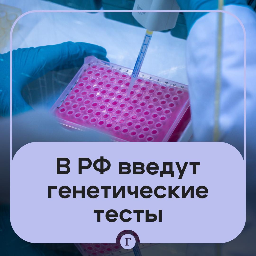 Для будущих родителей хотят ввести генетические тесты Они помогут выявить наличие скрытых патогенных вариантов генов и оценить риски рождения ребенка с наследственными заболеваниями на этапе планирования беременности Правительство поручило Минздраву разработать соответствующие предложения до конца 2026 года Сейчас в стране нет единой госпрограммы обследования будущих родителей для оценки рисков рождения ребенка с наследственными заболеваниями Пары могут пройти такие тесты по собственной инициативе и за свой счет   Читайте Газету Ru в MAX